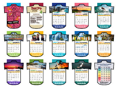 Field Trip 2015 – Calendar