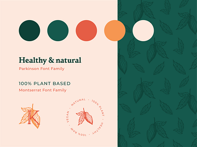 Krudi Brand brand guidelines branding cacao cocoa color palette crest eco fonts food logo pattern vegan