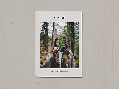 Lifestyle Magazine Vivet book clean design editorial magazine minimalist photography