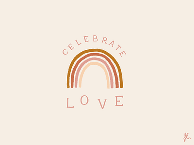 Love & Pride illustration lettering lgbtq logo pride rainbow retro serif vintage