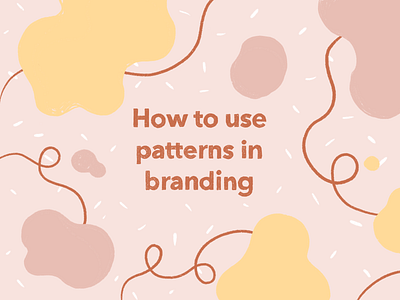 How To Use Patterns In Branding abstract blog fun irregular line pattern shapes tutorial