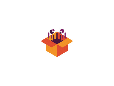 Docker Container Logo box branding container control control panel cube design isometric logo mark minimal panel shipment shipping shipping container vector