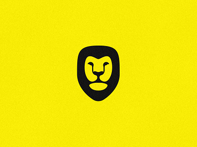 Lion animal cat concept lion logo mark minimal