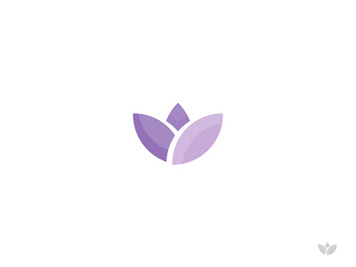 Lotus design flower identity logo lotus mark minimal negativespace petal plant wob