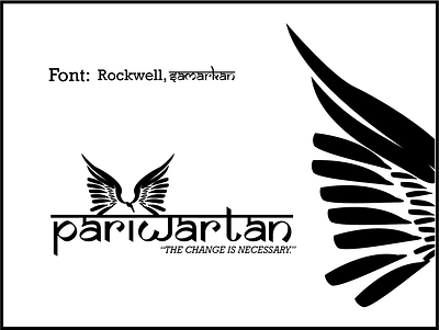 Pariwartan art branding design flat graphic design illustration illustrator logo minimal vector