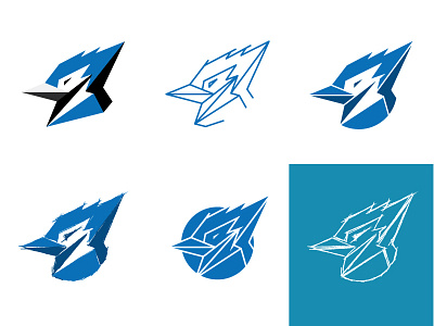 Jay bird bird logo blue blue jay illustration illustrations jay logo