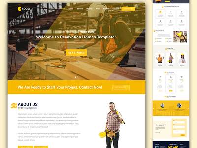 Construct Landing Page 👷