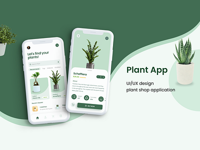 Plants Store App app ui clean design ecommerce green house plant mobile plant plant app planting plants ecommerce shop app store ui ui ux design