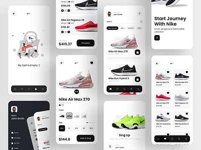 Nike Shoes - App Design Concept