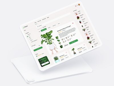 Plant Shop - ecommerce landing page checkout page concept dashboard design ecommerce filter green home interface landing page online shopping plant plant shop shopping website ui web dashboard web design web store