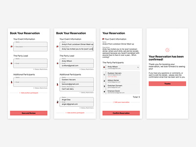 Reservation user journey app design typography ui uidesign ux