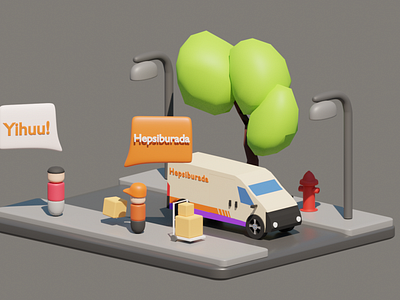 Delivery Company Advertising Animation