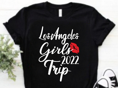 Los Angeles girls trip t short design