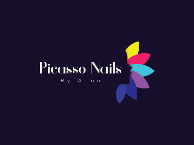 Picasso Nails - Logo Design branding design graphic design illustration logo vector