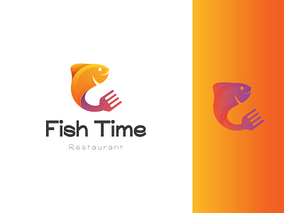 Fish Time - Logo Design branding design graphic design illustration logo vector