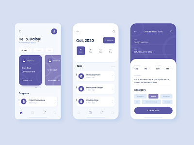 Task Managment APP app design ui ux