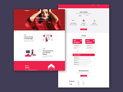 Landing Page UI Design