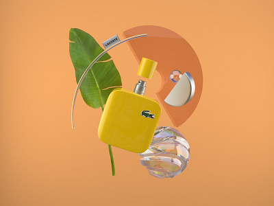 LACOSTE / 3d abstract still life