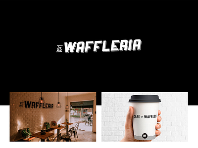 La Wafflería branding branding and identity design food logo typography waffle