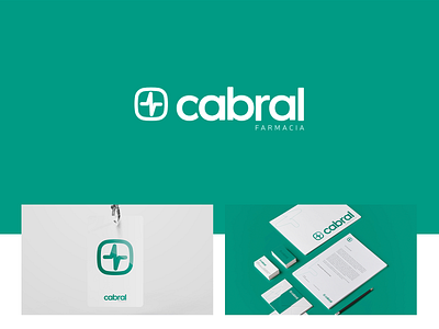 Farmacia Cabral branding branding and identity design graphic design icon logo pharmacy vector