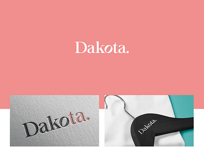 Dakota branding branding and identity clothes fashion graphic design icon logo vector