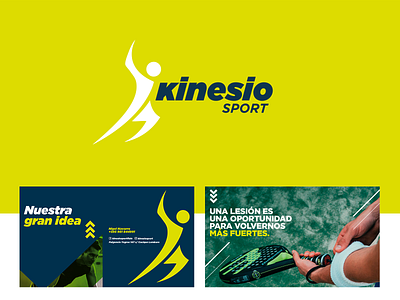 Kinesio Sport branding branding and identity design graphic design icon illustration logo sport vector