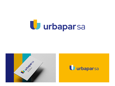 Urbapar S.A. brand branding branding and identity design icon illustration logo typography vector