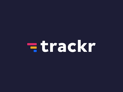 Trackr analytics branding dashboard icon logo tracking type