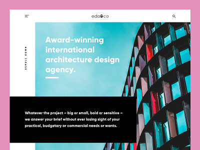 eda&co landing page redesign ui ux web design