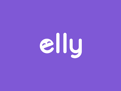 Hello Elly! app branding emotions logo project social