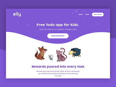 Elly - Landing Page