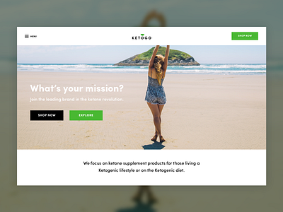 Ketogo Supplements - Landing Page