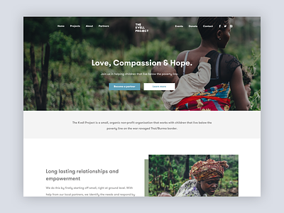 The Kvell Project charity clean non profit photography ui ux web web design