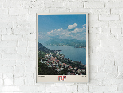 Italian Vacation Poster italian italy mockup poster vacation