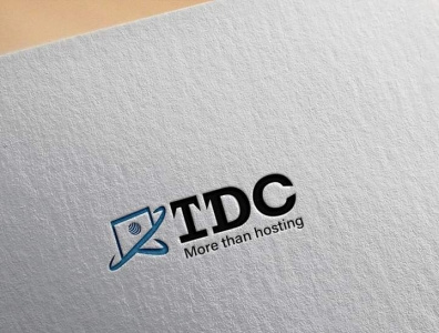 TDC web hosting logo branding design graphic design logo typography vector webhosting logo wordmark