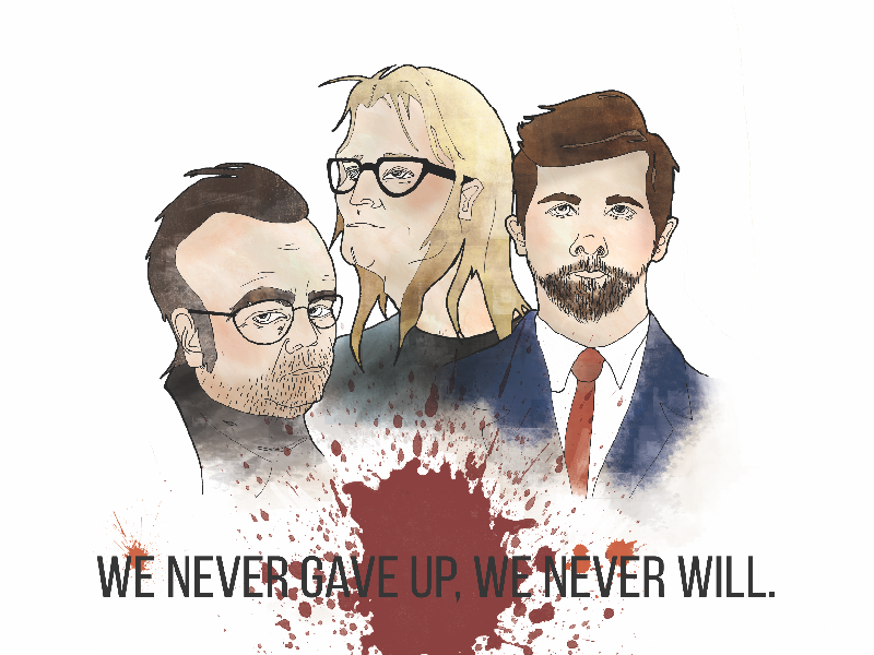 The Lone Gunmen digital illustration illustration