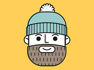 Beardo digital illustration illustration