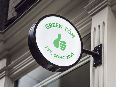 Green Tôm Logo - Asian Fusion Restaurant and Café