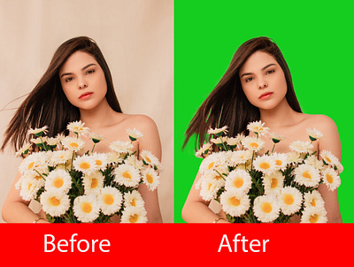 Hair Masking-06 background clippingpath color change hair masking