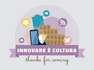 Innovation in cultural heritage colosseo cultural editorial graphic illustration infographic innovation italy rome vector