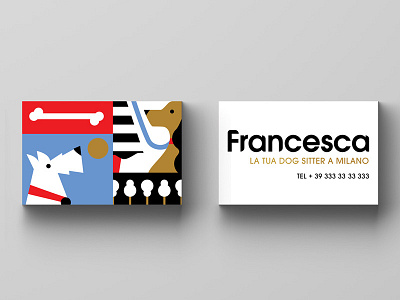 Francesca business card - front and back