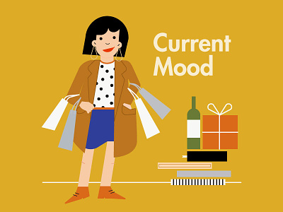 current mood bags black friday fashion illustration mood shopping womens