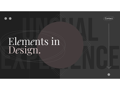 Random Geometric Layout 1 design typography ux