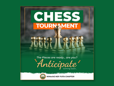 Chess Tournament eflyer chesstournament chesstournamentdesign design eflyer flyer graphics design indoorgames photoshop photoshop flyer social media square flyer