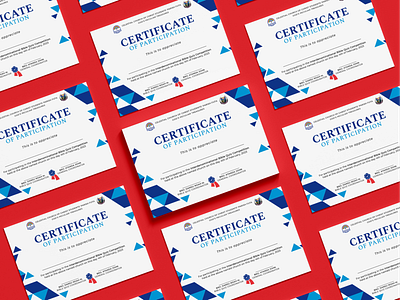 Certificate of Participation Design awards awardsdesign certificate certificatedesign certificateofparticipation certificateofparticipationdesign design graphics design minimal modern photoshop