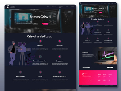 Video Production company landing page WIP