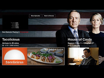 This One Netflix Integration Needs To Happen doordash netflix product design ui ux web design