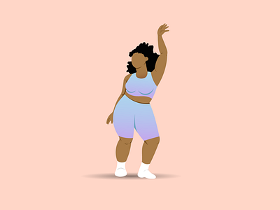 Enjoy your life adobe character characterdesign dance design enjoy happy illustration illustrator ipadpro vector woman