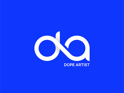 DA | Dope Artist Logo 3d artist branding da design dope dope artist graphic design icon illustration logo logo design ui vector