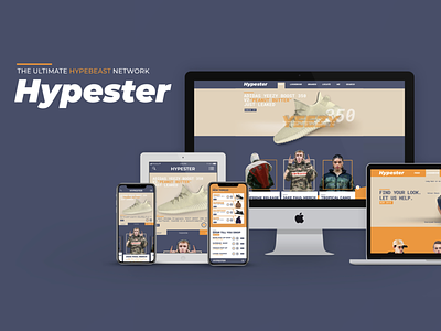 Hypester- Hypebeast Social Network app branding design graphic design hypebeast icon illustration kanye logo ui ux web yeezy yeezys